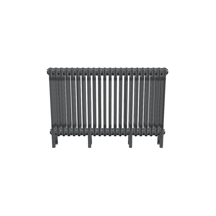 Bircham - Raw Metal Column Radiator H600mm x W1014mm 3 Column - Feet Included