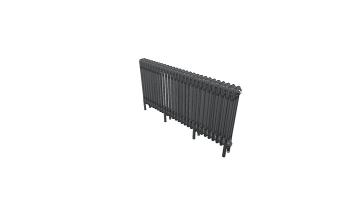 Bircham - Raw Metal Column Radiator H600mm x W1286mm 3 Column