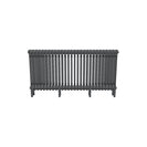 Bircham - Raw Metal Column Radiator H600mm x W1286mm 3 Column - Feet Included