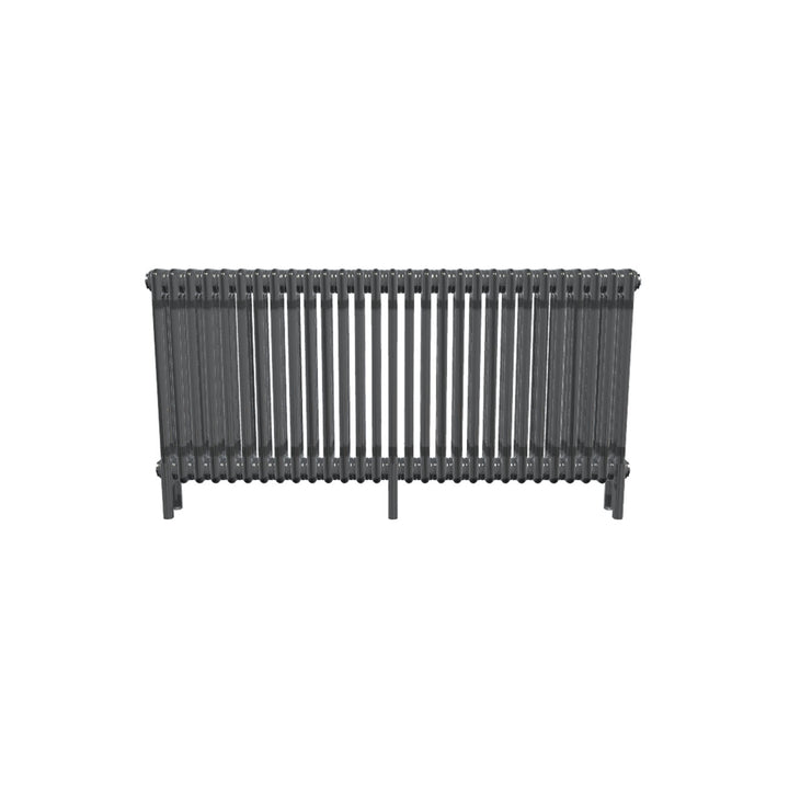 Bircham - Raw Metal Column Radiator H600mm x W1331mm 3 Column