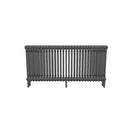 Bircham - Raw Metal Column Radiator H600mm x W1331mm 3 Column