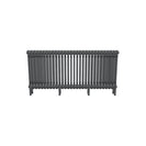 Bircham - Raw Metal Column Radiator H600mm x W1376mm 3 Column