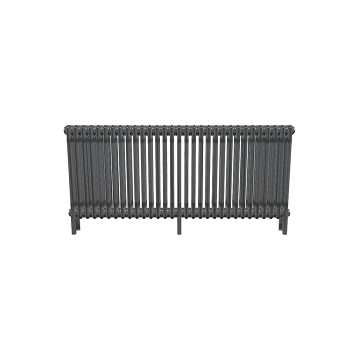 Bircham - Raw Metal Column Radiator H600mm x W1421mm 3 Column