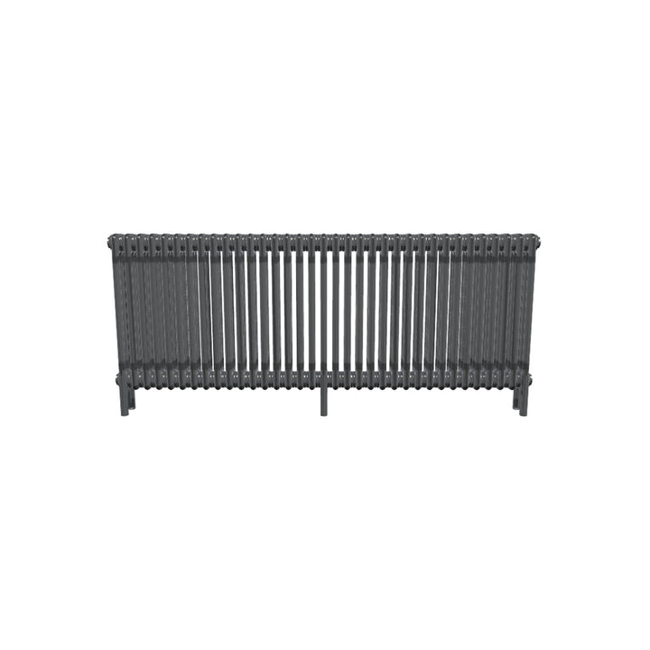 Bircham - Raw Metal Column Radiator H600mm x W1601mm 3 Column