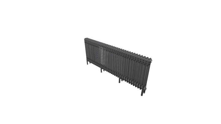 Bircham - Raw Metal Column Radiator H600mm x W1646mm 3 Column