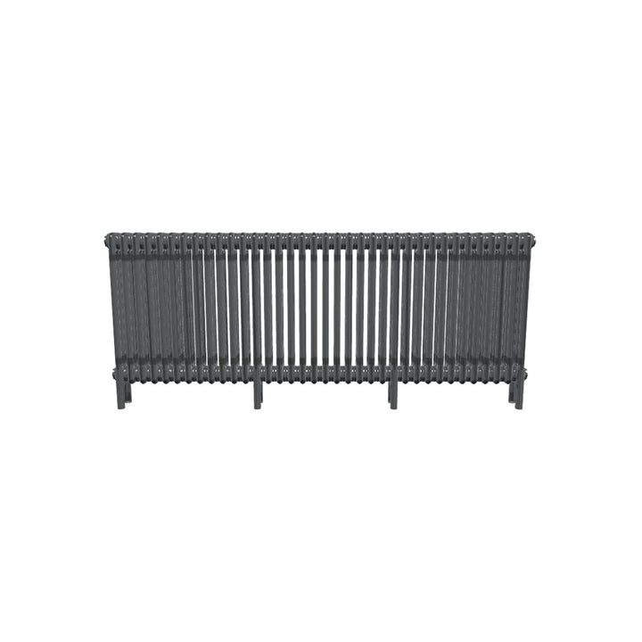 Bircham - Raw Metal Column Radiator H600mm x W1646mm 3 Column