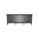 Bircham - Raw Metal Column Radiator H600mm x W1646mm 3 Column