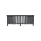 Bircham - Raw Metal Column Radiator H600mm x W1691mm 3 Column