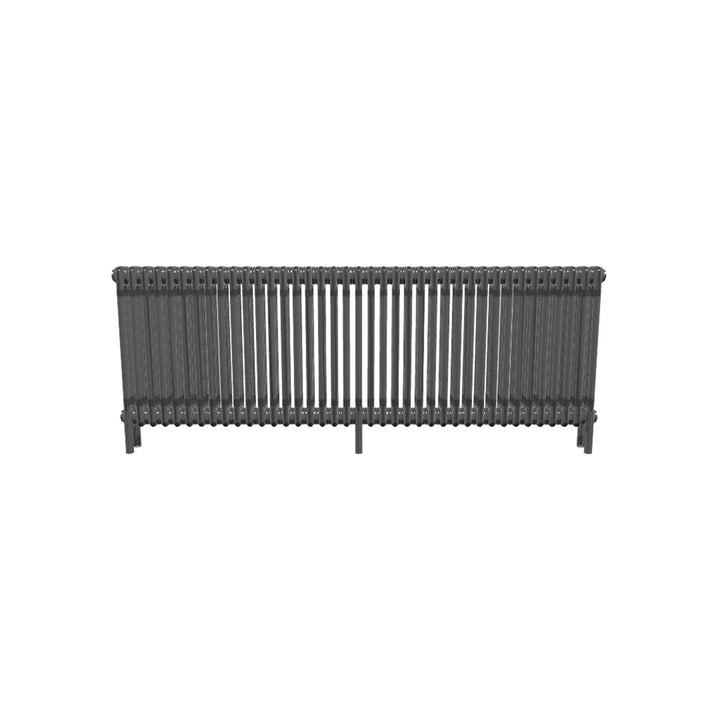 Bircham - Raw Metal Column Radiator H600mm x W1781mm 3 Column