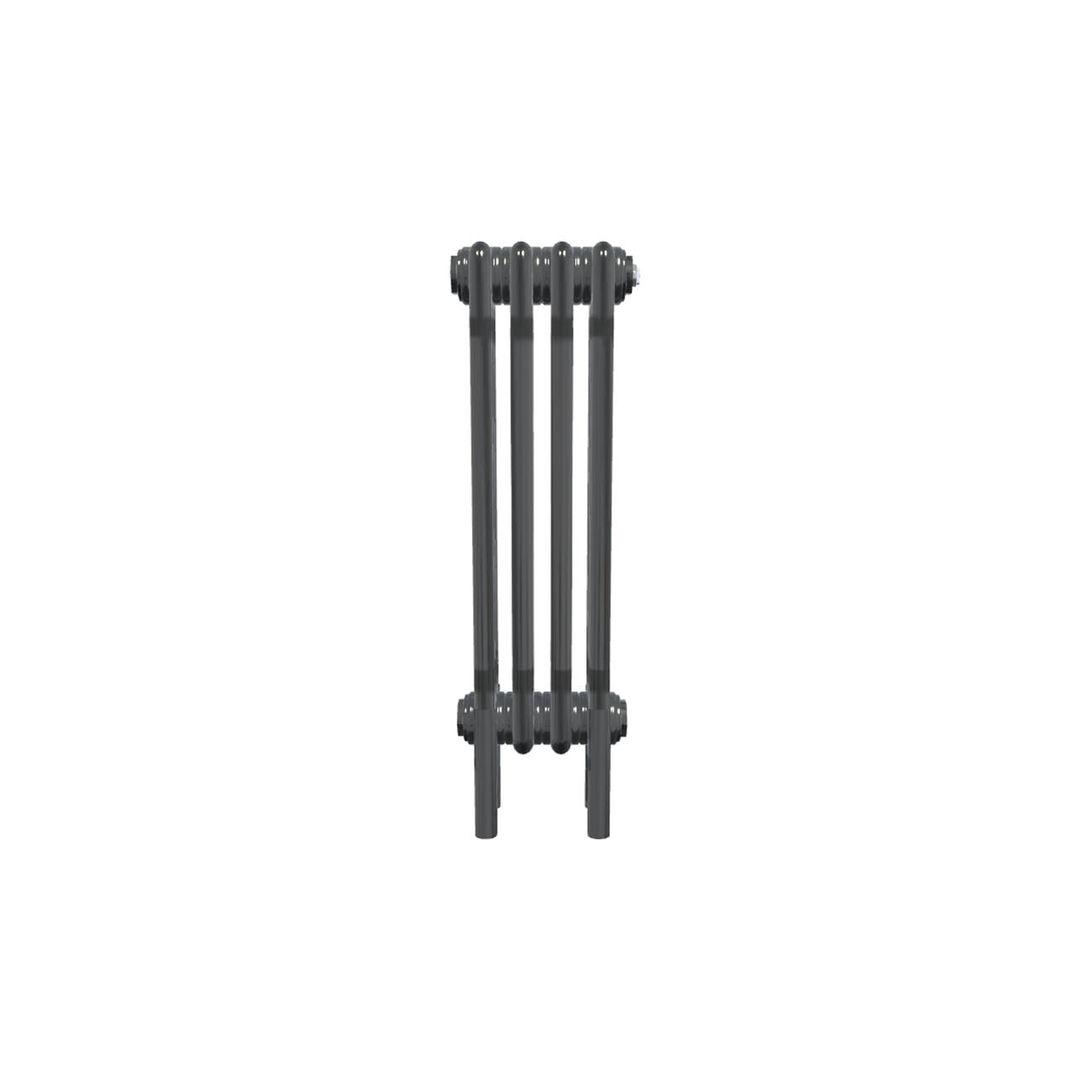 Bircham - Raw Metal Column Radiator H600mm x W206mm 3 Column