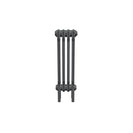 Bircham - Raw Metal Column Radiator H600mm x W206mm 3 Column