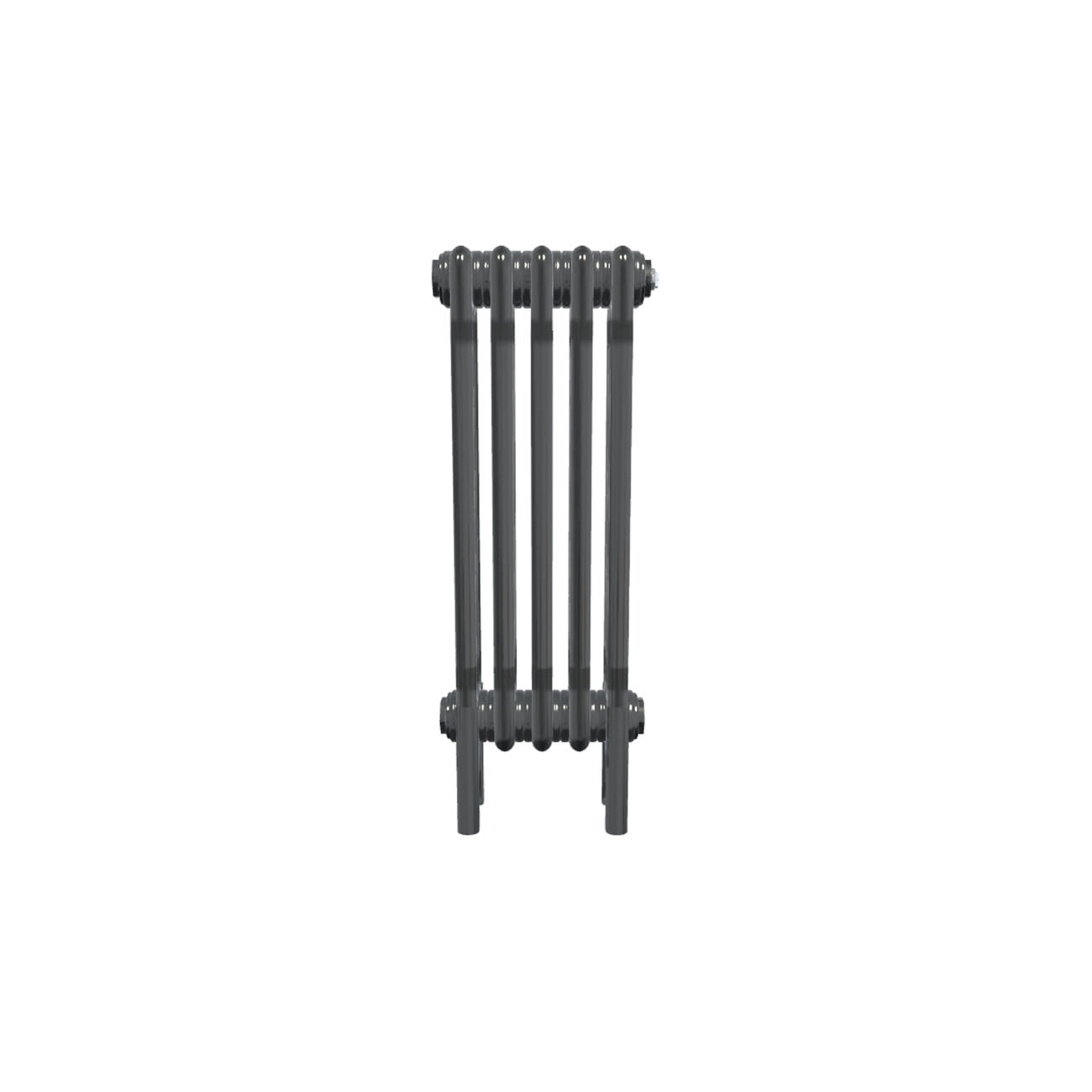 Bircham - Raw Metal Column Radiator H600mm x W251mm 3 Column