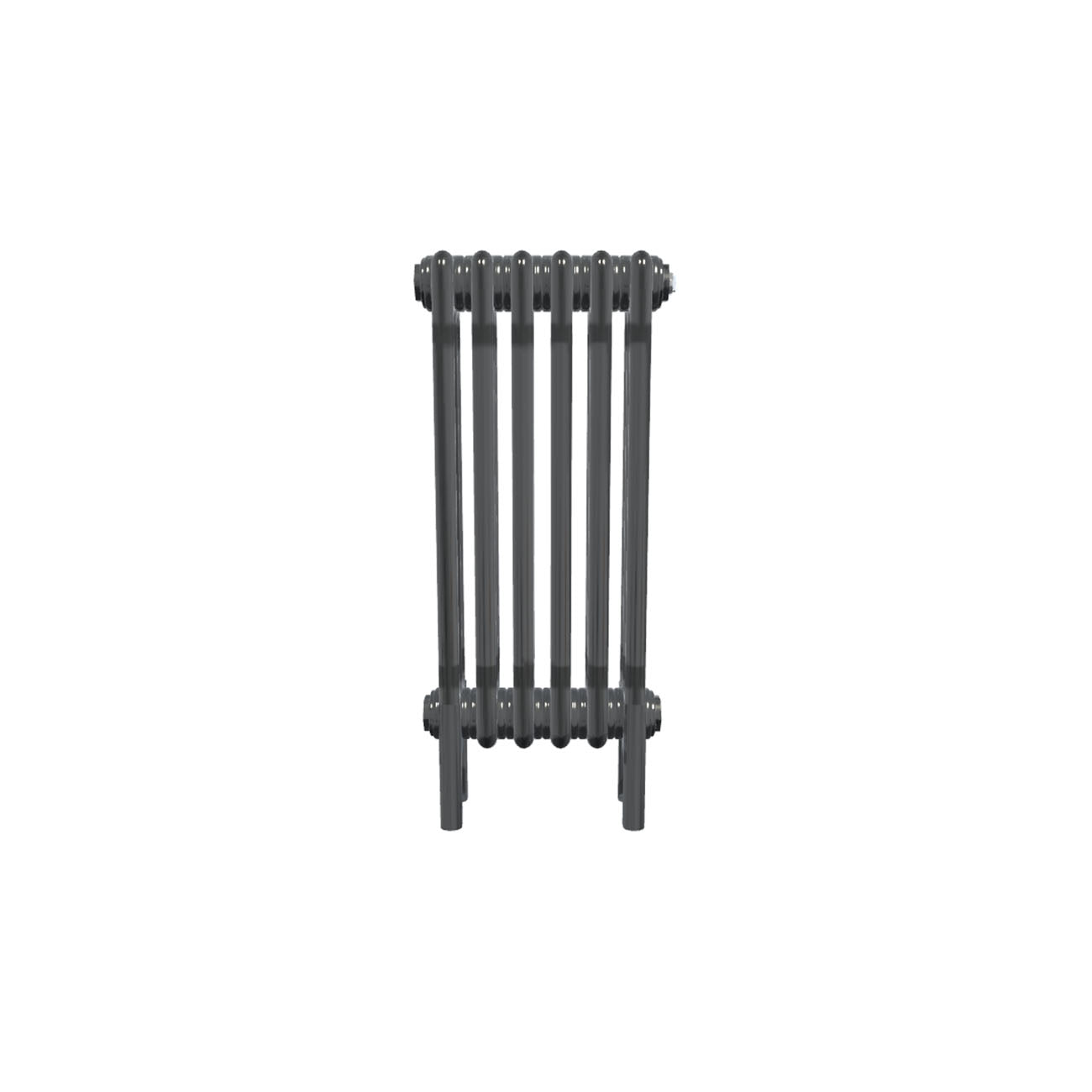 Bircham - Raw Metal Column Radiator H600mm x W296mm 3 Column