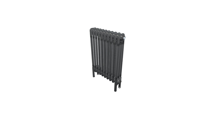 Bircham - Raw Metal Column Radiator H600mm x W476mm 3 Column