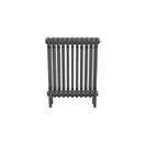 Bircham - Raw Metal Column Radiator H600mm x W521mm 3 Column
