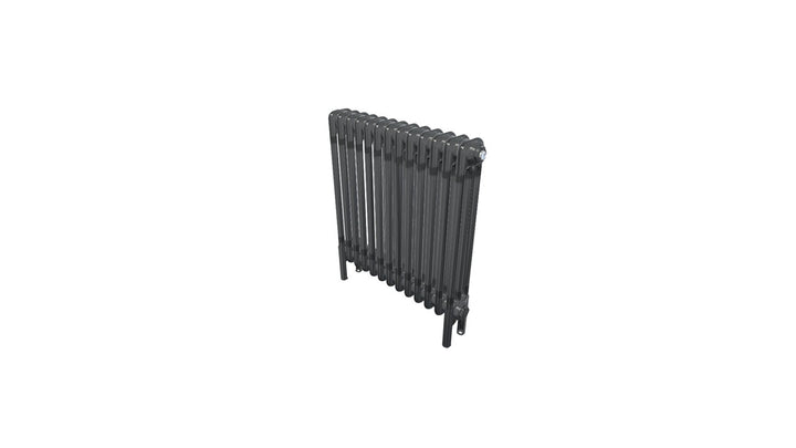 Bircham - Raw Metal Column Radiator H600mm x W611mm 3 Column