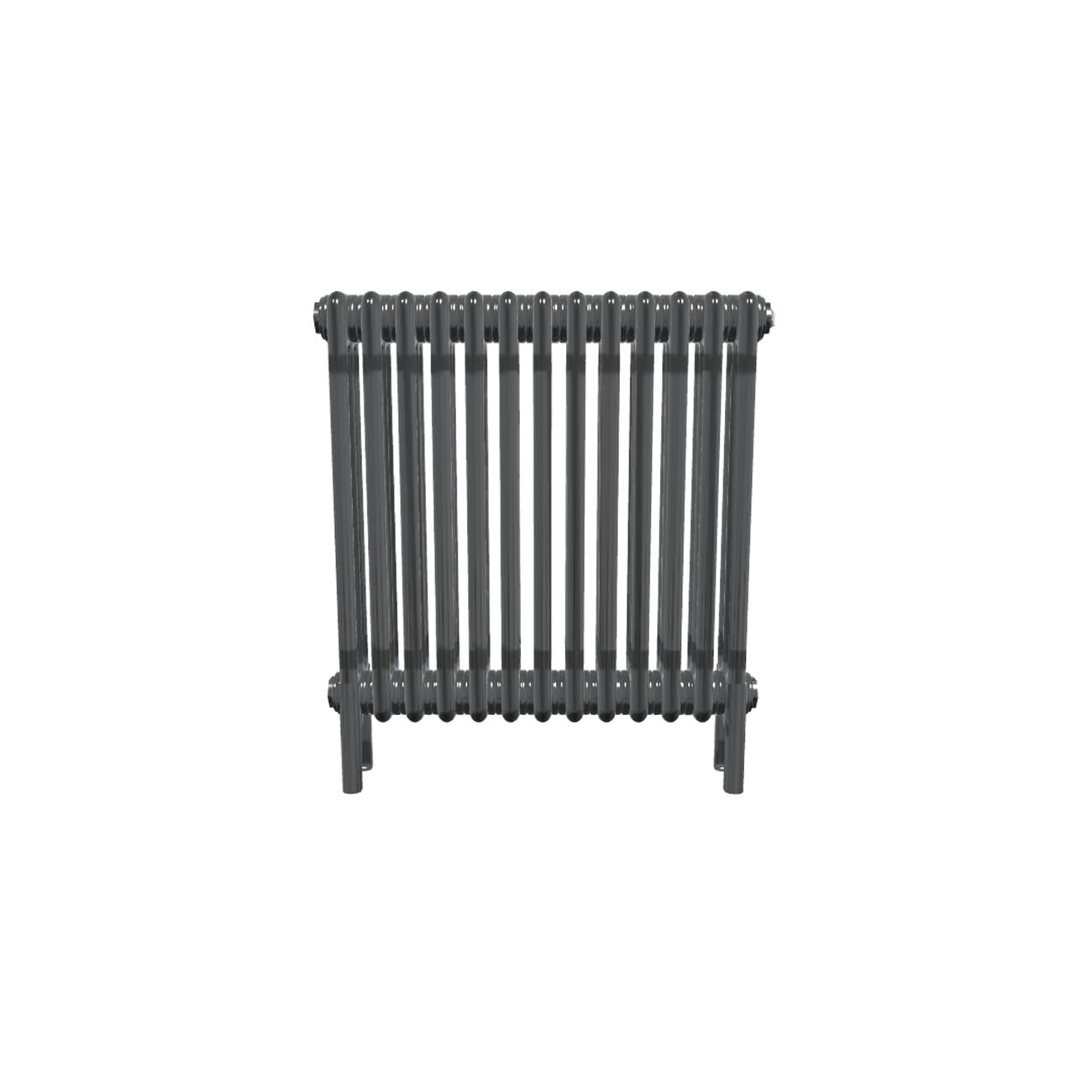 Bircham - Raw Metal Column Radiator H600mm x W611mm 3 Column