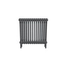 Bircham - Raw Metal Column Radiator H600mm x W656mm 3 Column