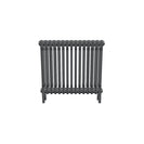 Bircham - Raw Metal Column Radiator H600mm x W701mm 3 Column