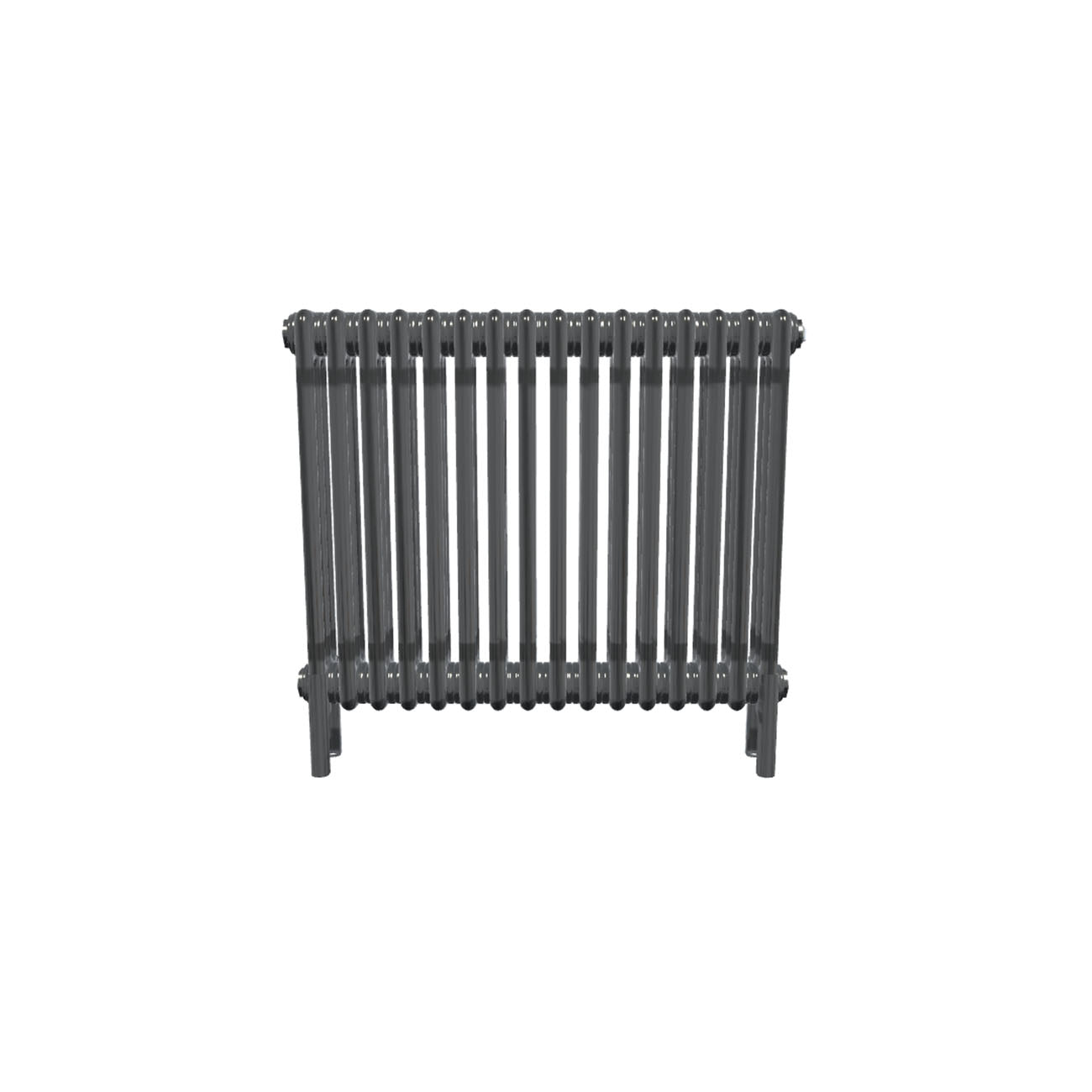 Bircham - Raw Metal Column Radiator H600mm x W746mm 3 Column