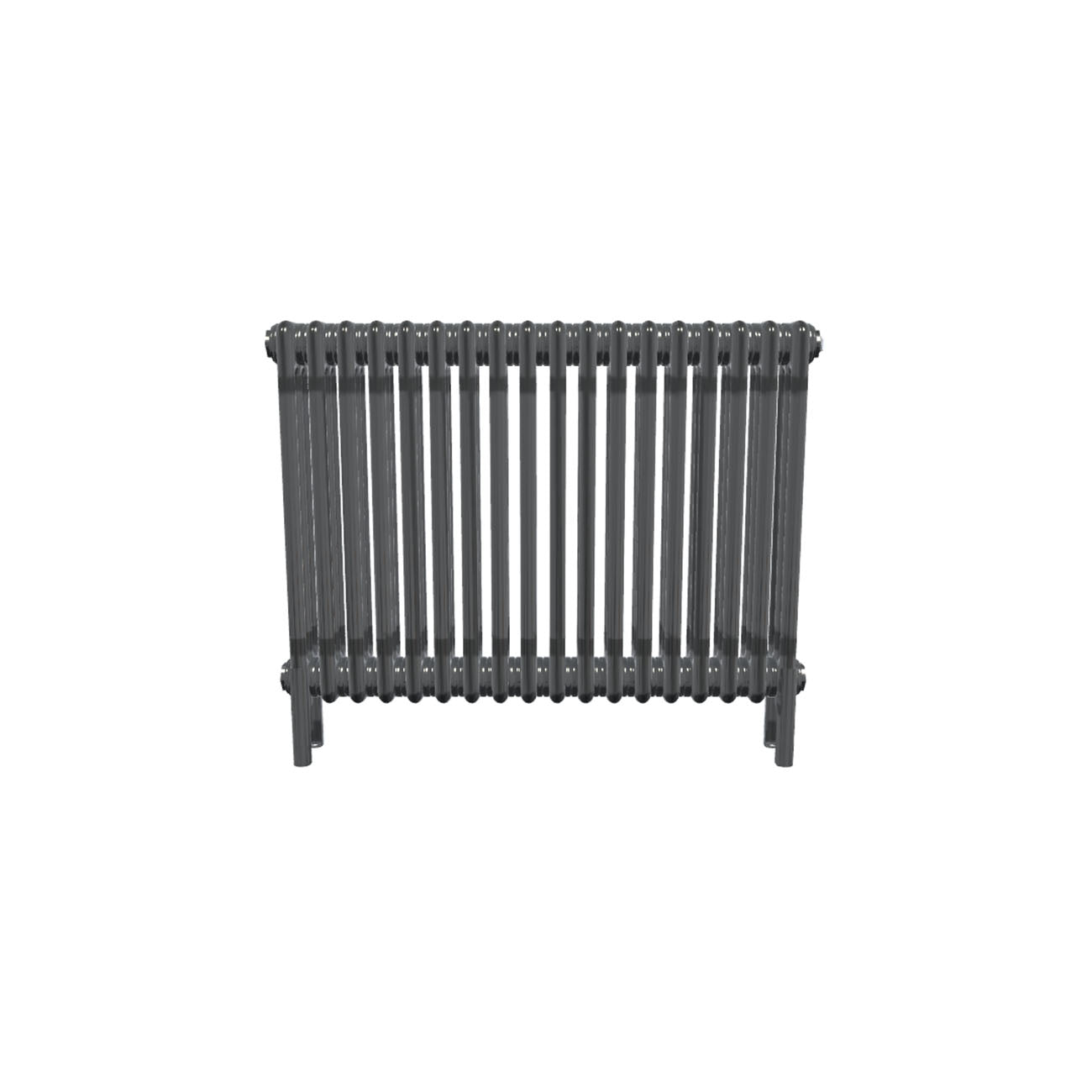 Bircham - Raw Metal Column Radiator H600mm x W836mm 3 Column