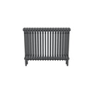 Bircham - Raw Metal Column Radiator H600mm x W836mm 3 Column - Feet Included