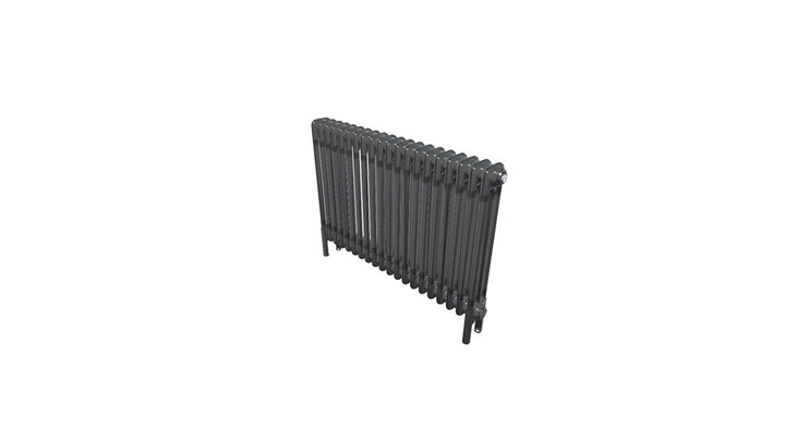 Bircham - Raw Metal Column Radiator H600mm x W926mm 3 Column