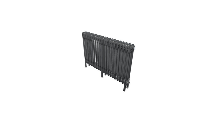 Bircham - Raw Metal Column Radiator H600mm x W971mm 3 Column