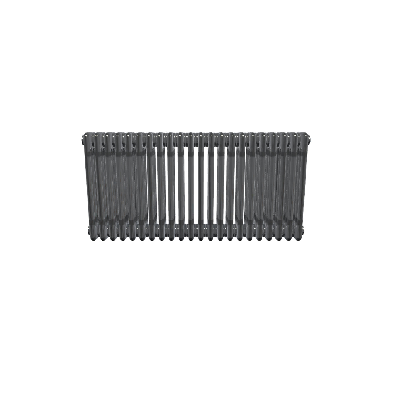 Bircham - Raw Metal Column Radiator H500mm x W1016mm 4 Column - Feet Included