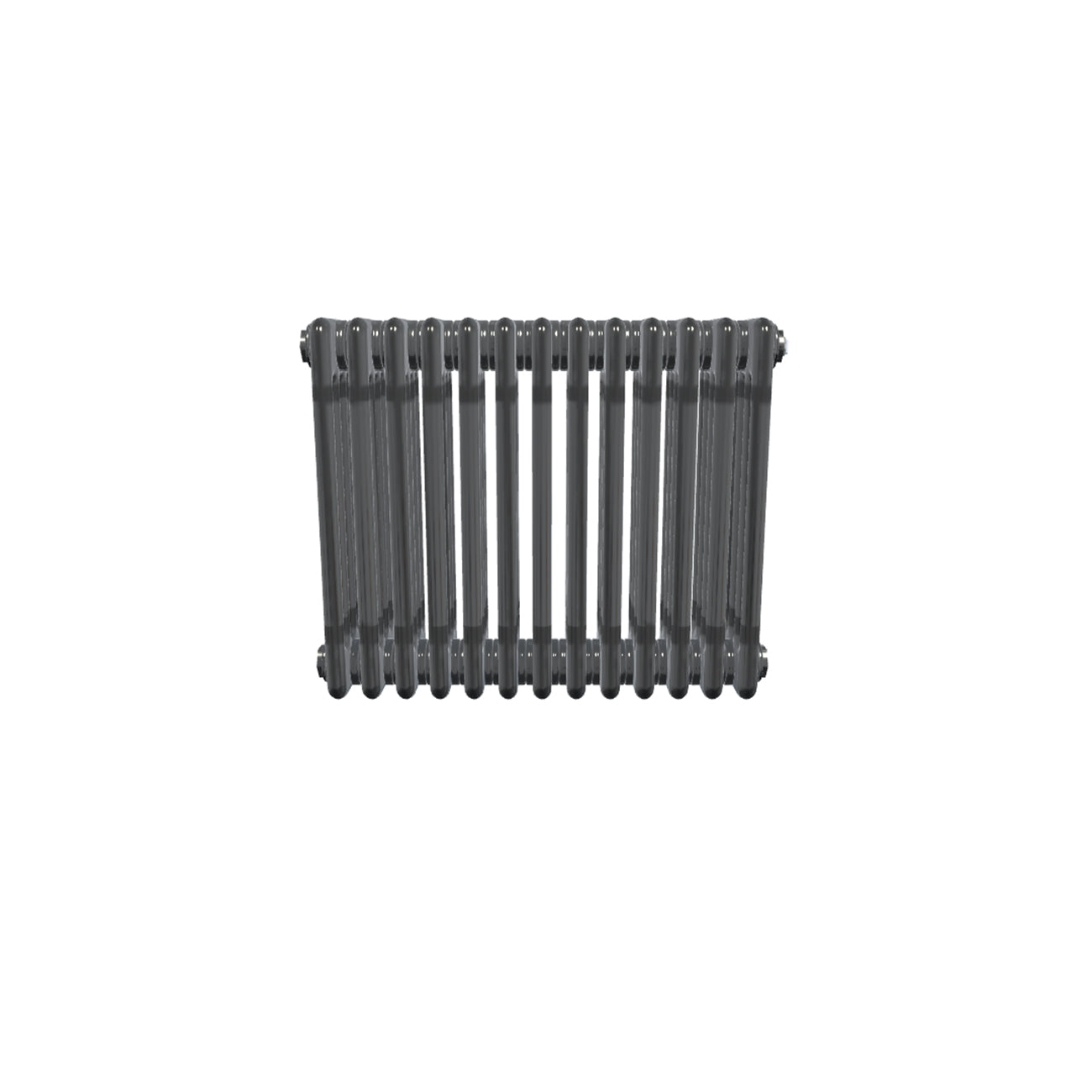 Bircham - Raw Metal Column Radiator H500mm x W611mm 4 Column