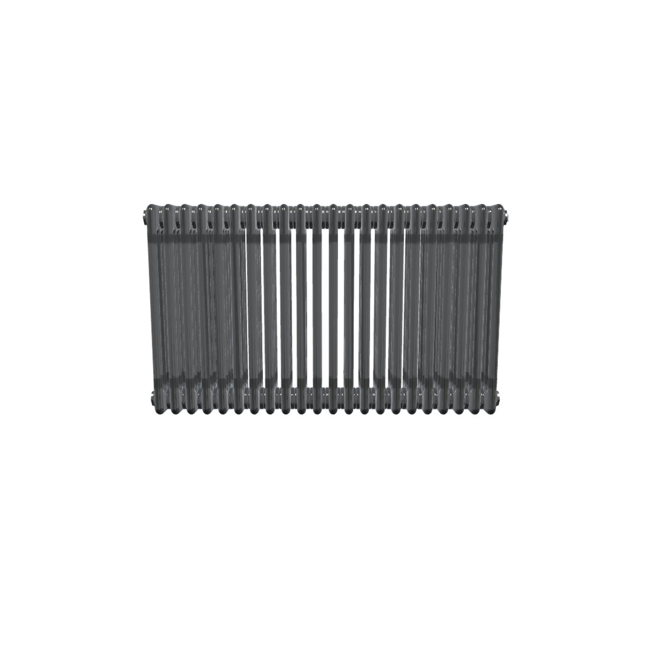 Bircham - Raw Metal Column Radiator H600mm x W1016mm 4 Column