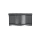 Bircham - Raw Metal Column Radiator H600mm x W1151mm 4 Column - Feet Included