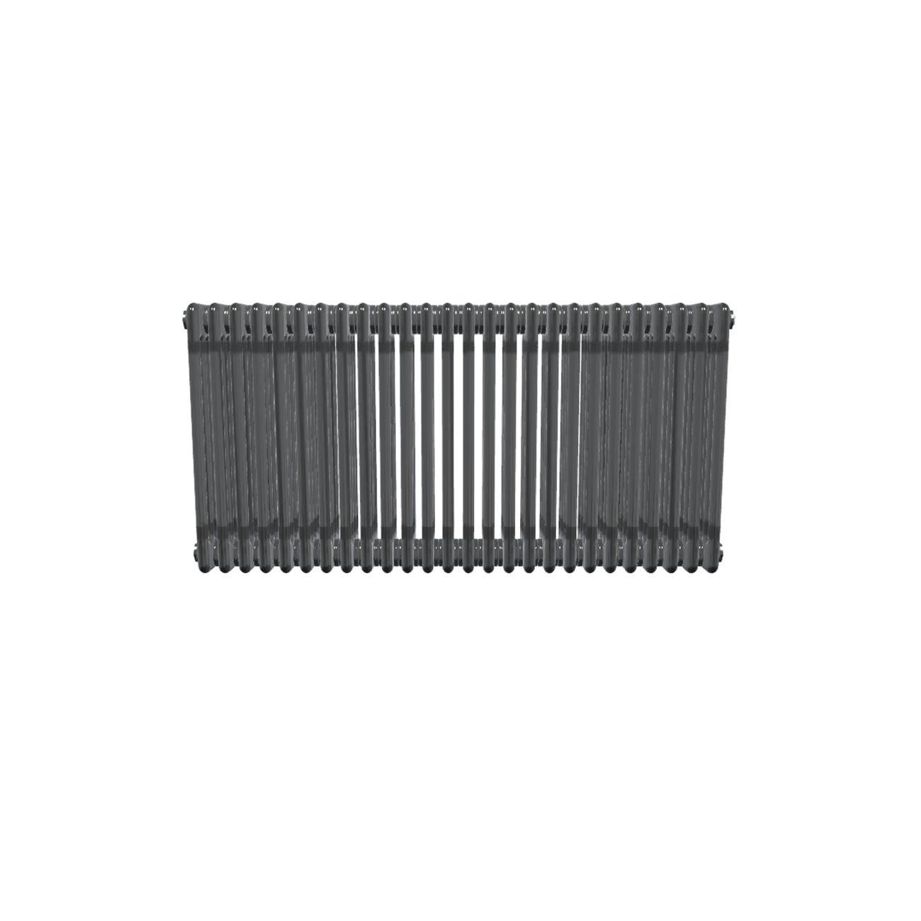 Bircham - Raw Metal Column Radiator H600mm x W1196mm 4 Column