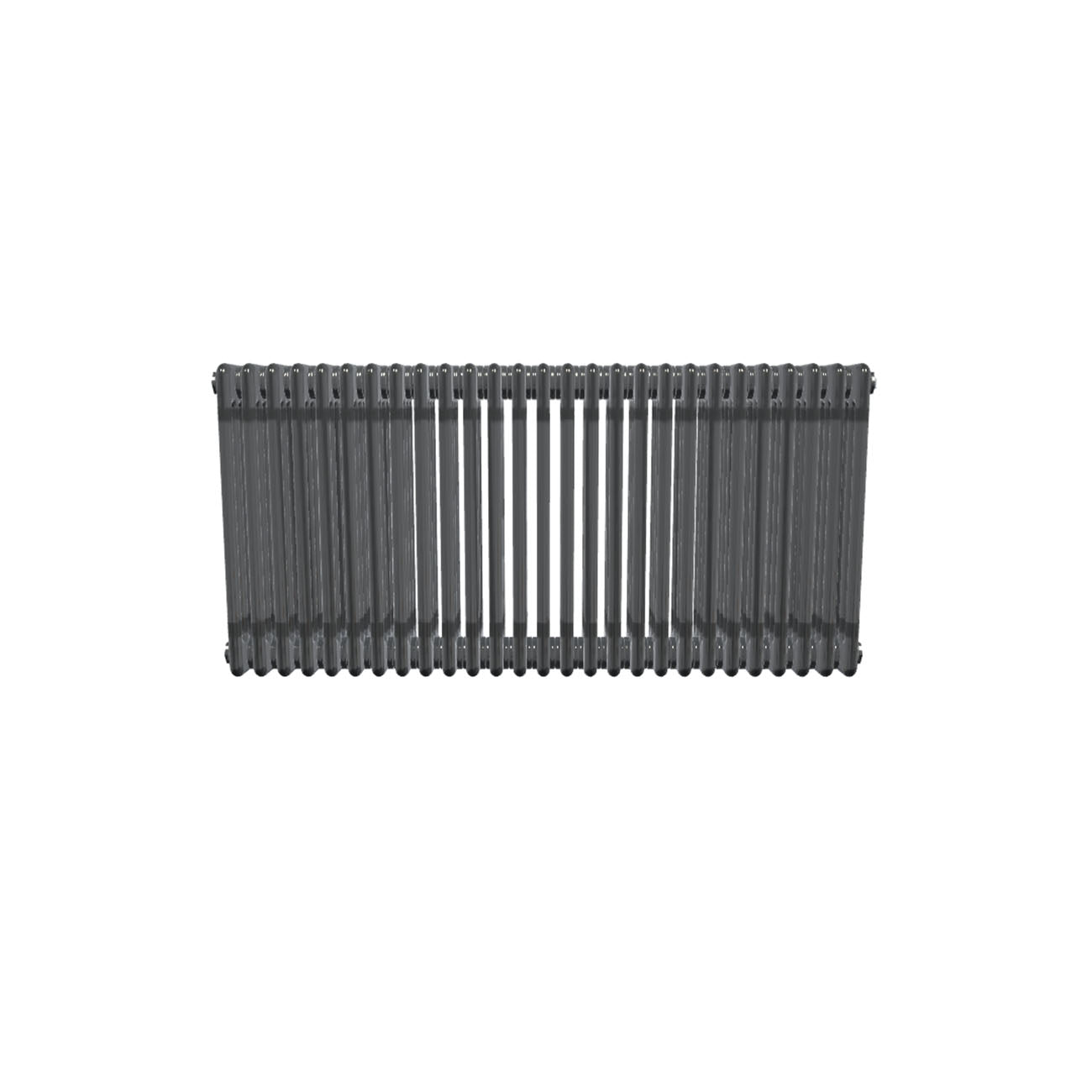 Bircham - Raw Metal Column Radiator H600mm x W1241mm 4 Column