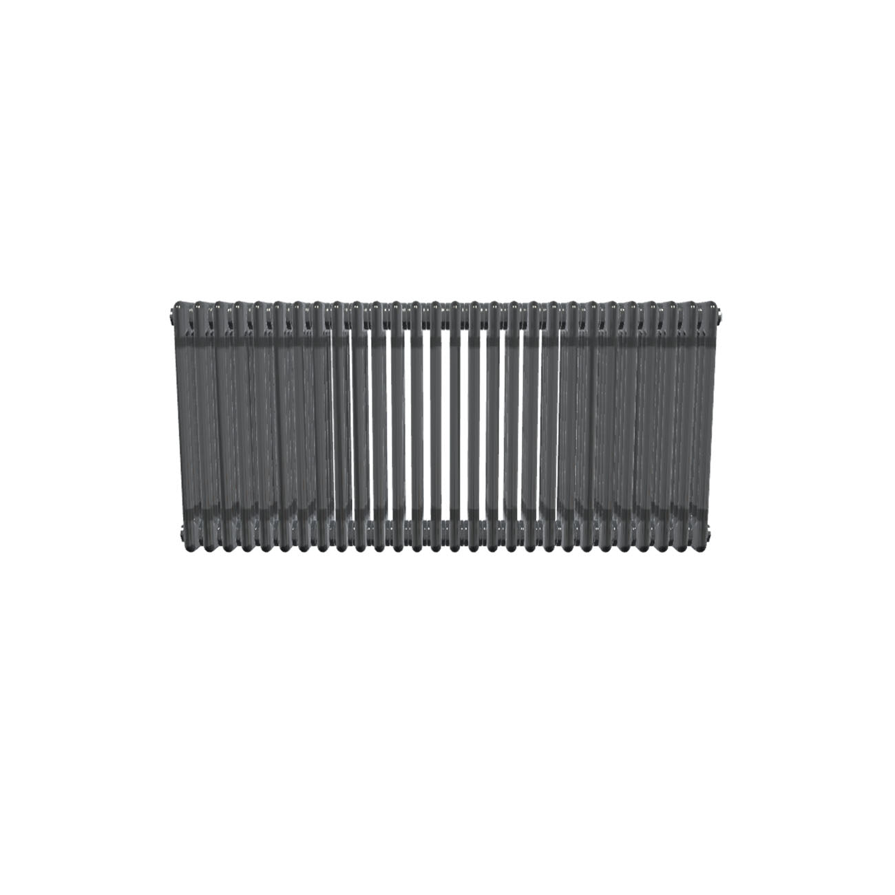 Bircham - Raw Metal Column Radiator H600mm x W1286mm 4 Column