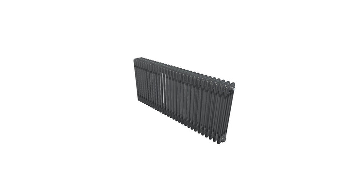 Bircham - Raw Metal Column Radiator H600mm x W1331mm 4 Column