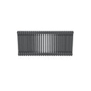 Bircham - Raw Metal Column Radiator H600mm x W1331mm 4 Column
