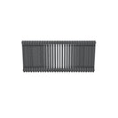 Bircham - Raw Metal Column Radiator H600mm x W1376mm 4 Column