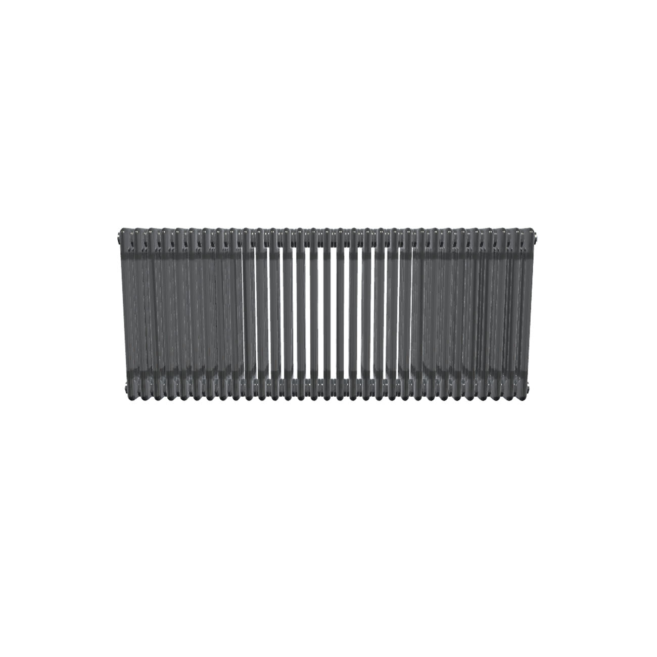 Bircham - Raw Metal Column Radiator H600mm x W1421mm 4 Column
