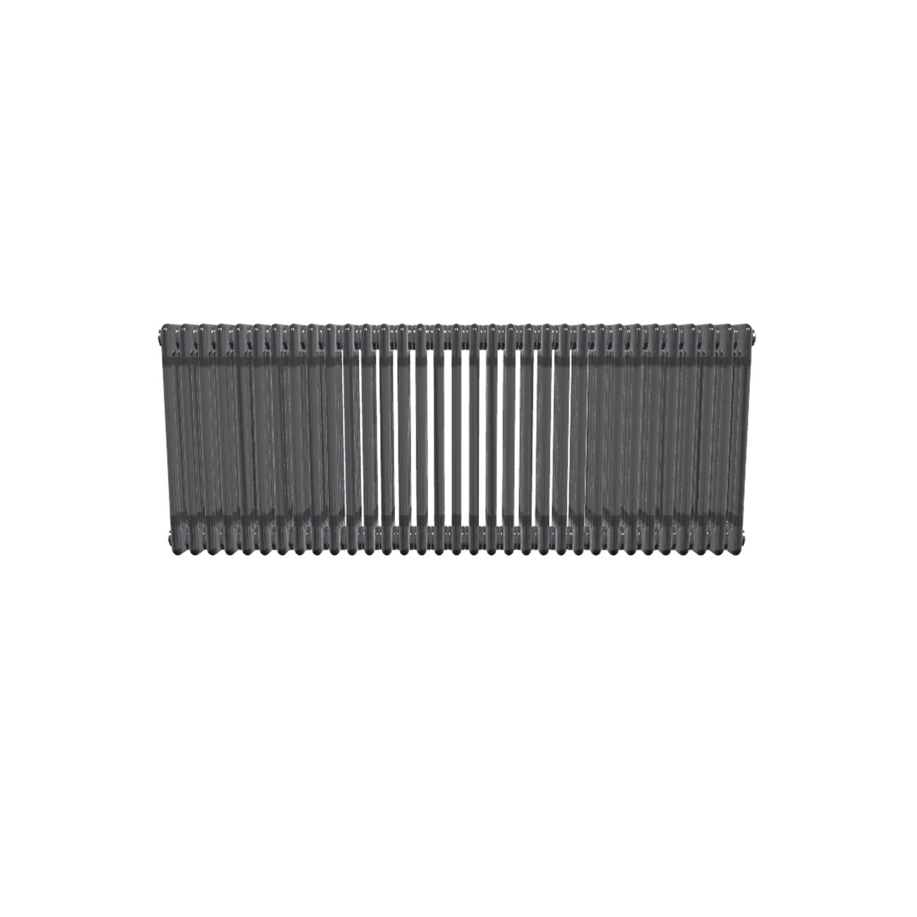 Bircham - Raw Metal Column Radiator H600mm x W1511mm 4 Column