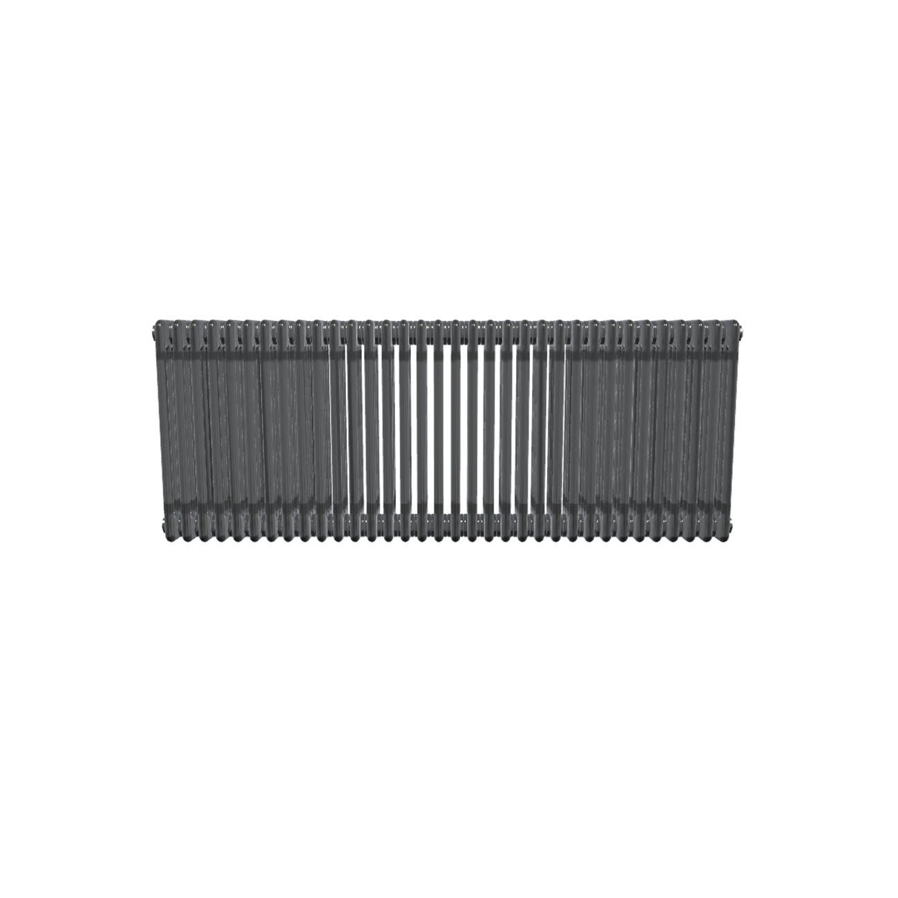 Bircham - Raw Metal Column Radiator H600mm x W1556mm 4 Column