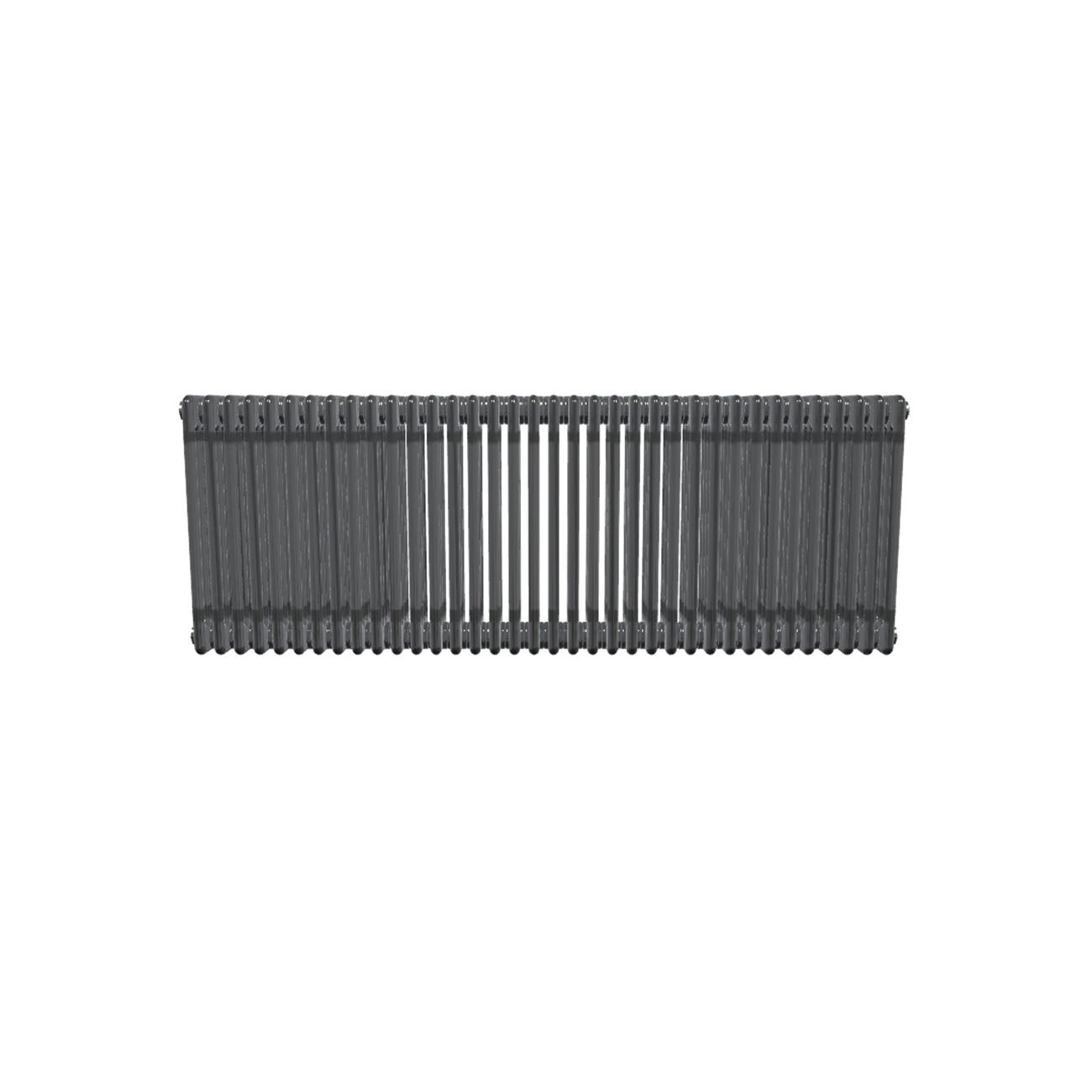 Bircham - Raw Metal Column Radiator H600mm x W1646mm 4 Column - Feet Included