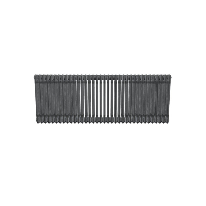 Bircham - Raw Metal Column Radiator H600mm x W1646mm 4 Column - Feet Included