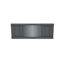 Bircham - Raw Metal Column Radiator H600mm x W1646mm 4 Column - Feet Included