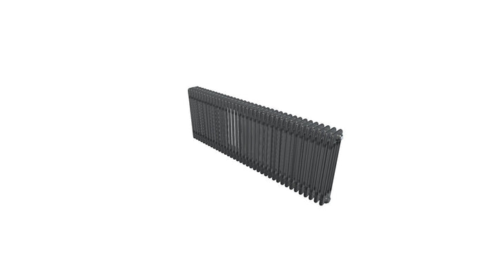 Bircham - Raw Metal Column Radiator H600mm x W1691mm 4 Column