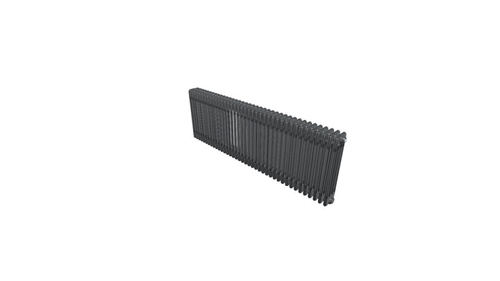 Bircham - Raw Metal Column Radiator H600mm x W1781mm 4 Column