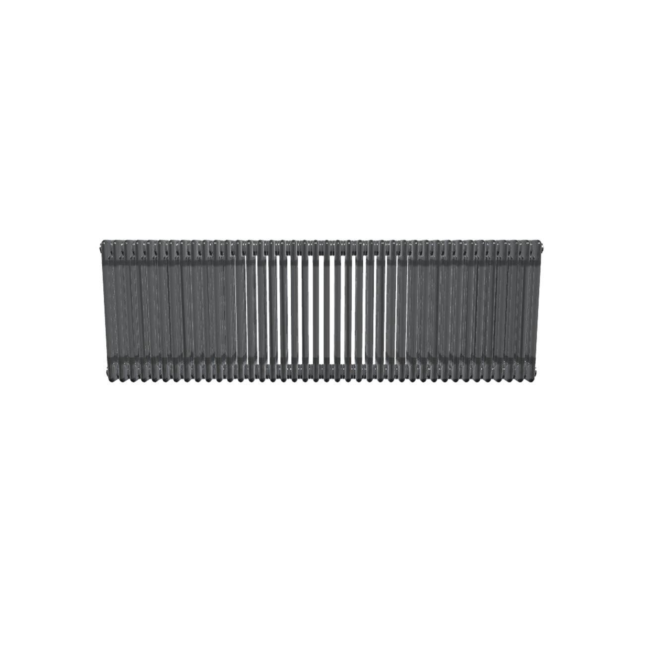 Bircham - Raw Metal Column Radiator H600mm x W1826mm 4 Column