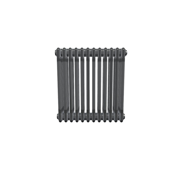 Bircham - Raw Metal Column Radiator H600mm x W566mm 4 Column
