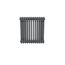 Bircham - Raw Metal Column Radiator H600mm x W566mm 4 Column - Feet Included