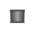 Bircham - Raw Metal Column Radiator H600mm x W656mm 4 Column